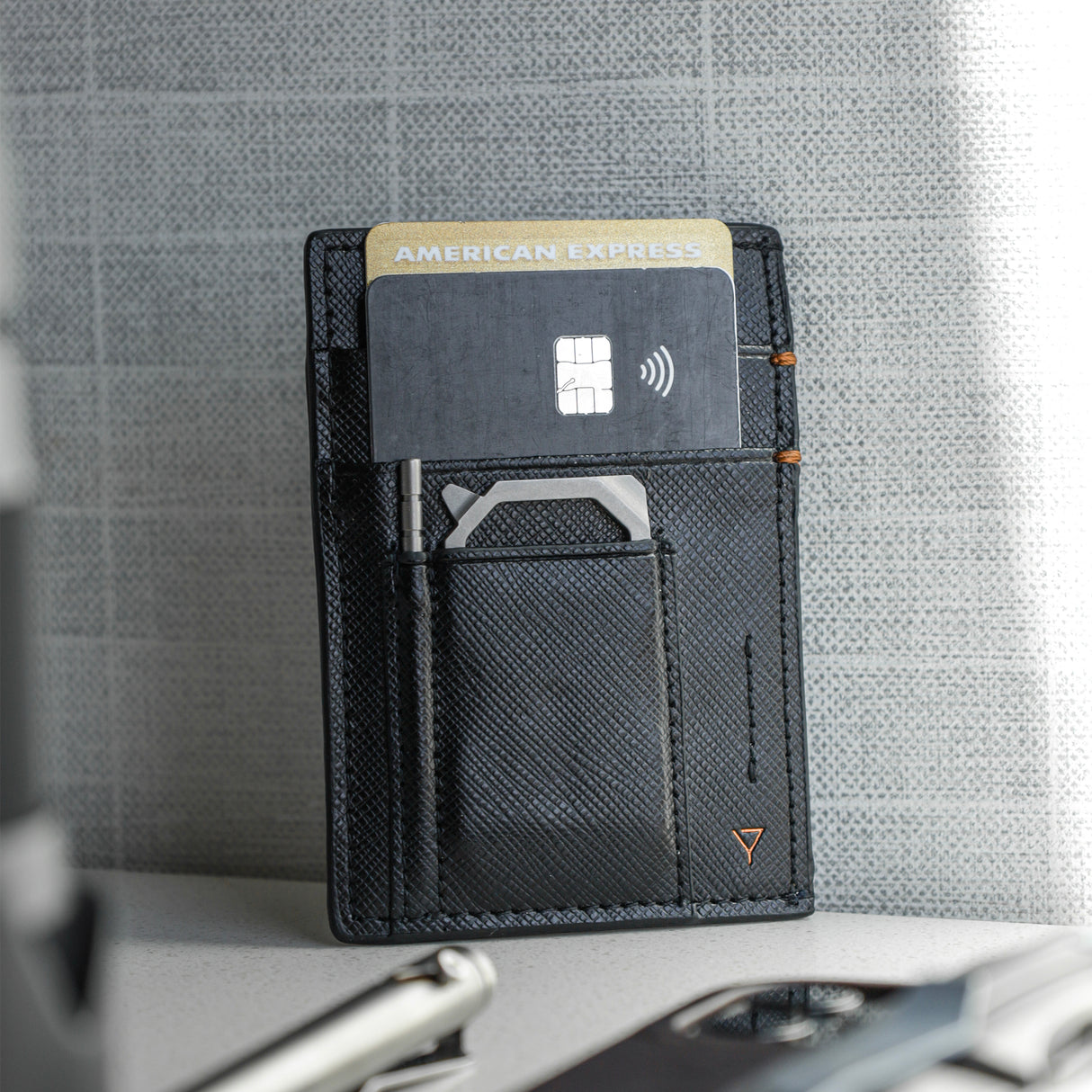 CC1 Slim Black Wallet